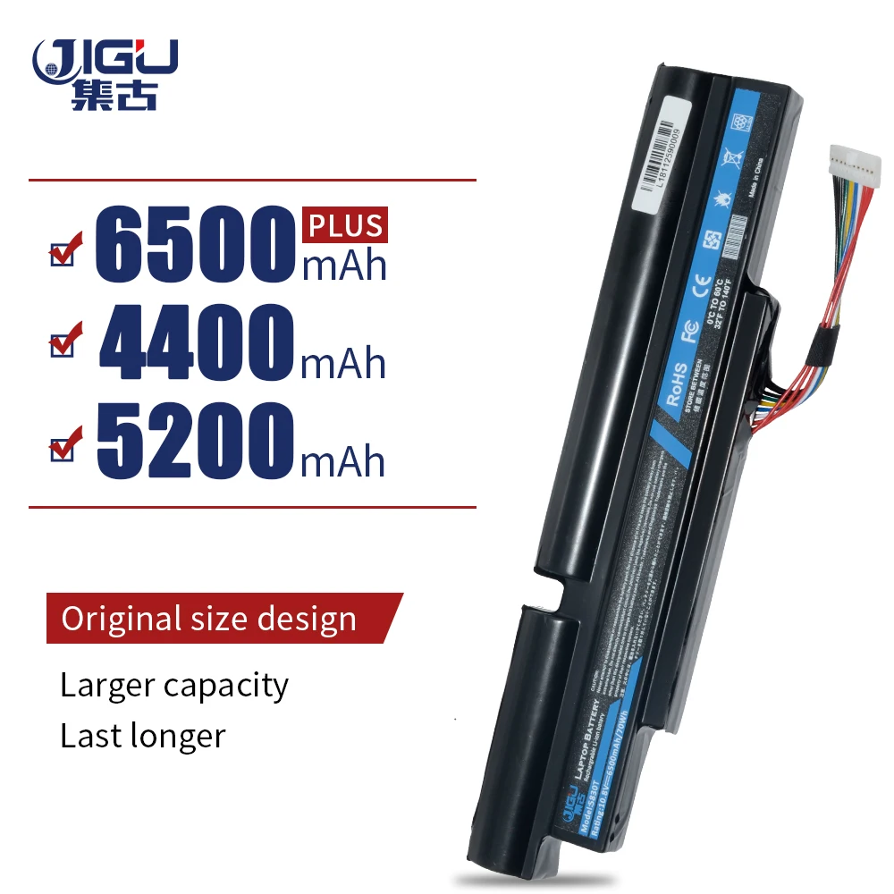 Jigu батарея для ноутбука Acer Aspire TimelineX 3830 т 4830 5830 3830TG 4830TG 5830TG 3INR18/65 2 AS11A3E AS11A5E battery for