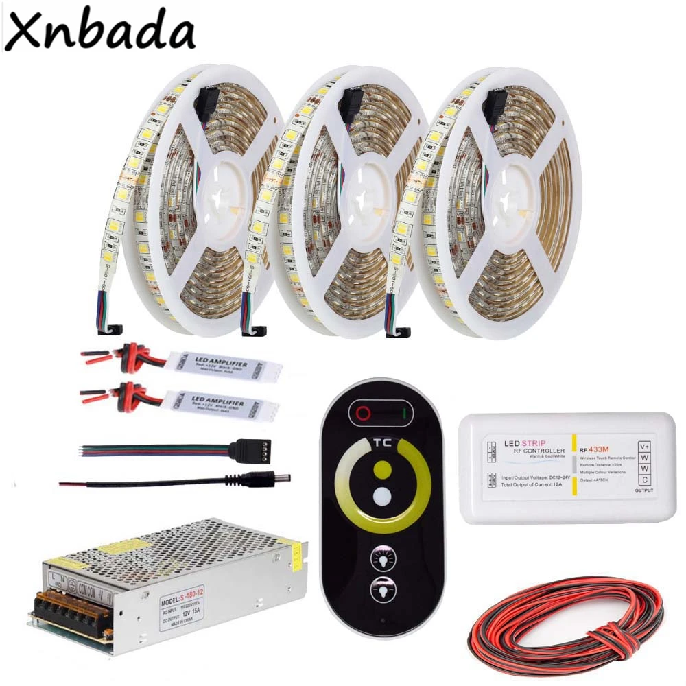 5 ~ 20 м SMD5050 Светодиодная лента цветовая температура гибкий усилитель света CT RF Led