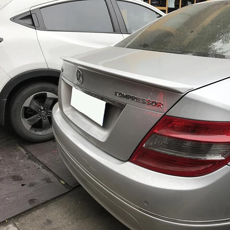 Спойлер из АБС пластика для Mercedes Benz W204 C200 C230 C260 c180l заднее крыло автомобиля