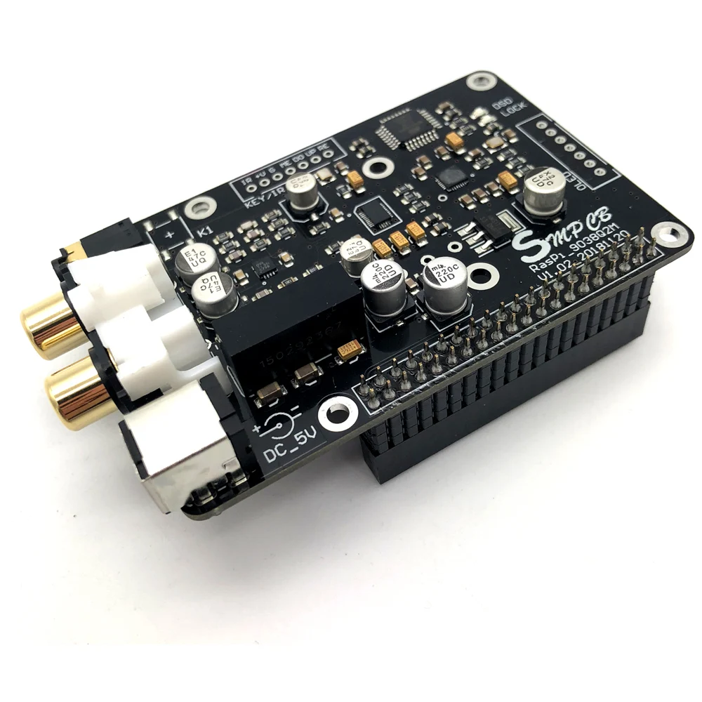 ES9038q2m 9038 декодер цифрового вещания сетевая плата OPA1612 Op для Raspberry Pi DAC к ies 32 бит 384K DSD128 G3-001