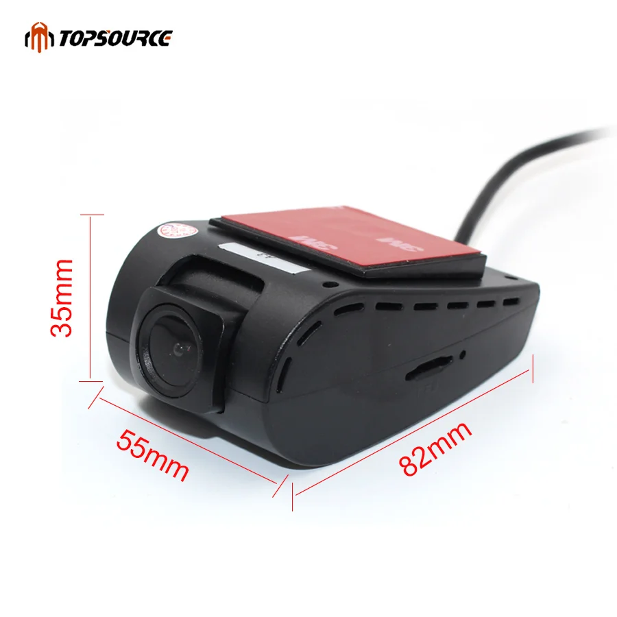 Topsource Автомобильный видеорегистратор USB для Android DVD Full HD 1080 P ночного видения