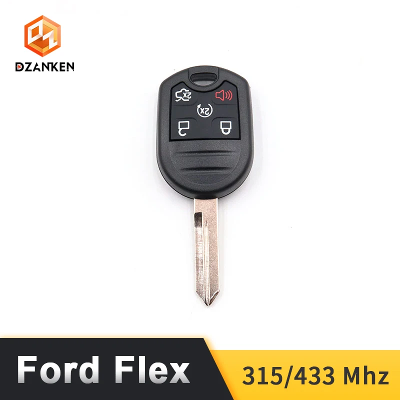 Dzanken 5 кнопок дистанционного ключа автомобиля 315/433 МГц для Ford Flex Explorer Таурус 2012 2017