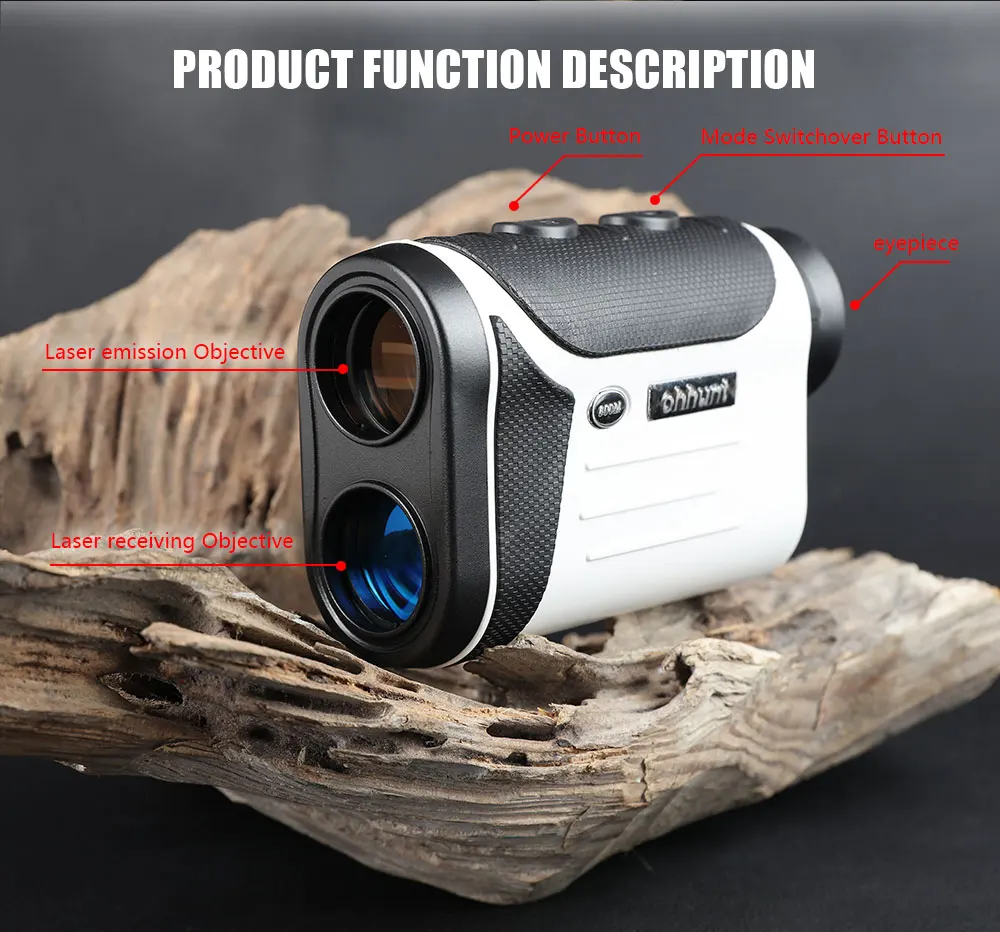 Ohhunt многофункциональная охотничья оптика лазерный дальномер 8X 600M 800M 1500M