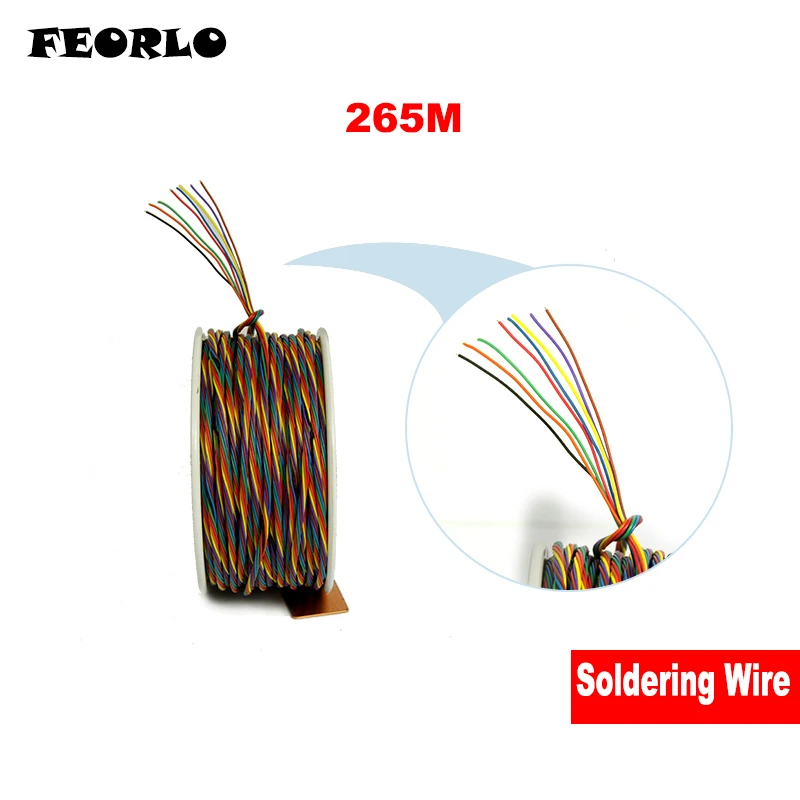 FEORLO 250 мм PCB линия одножильная Оловянная медная проволока ok линия/электрический