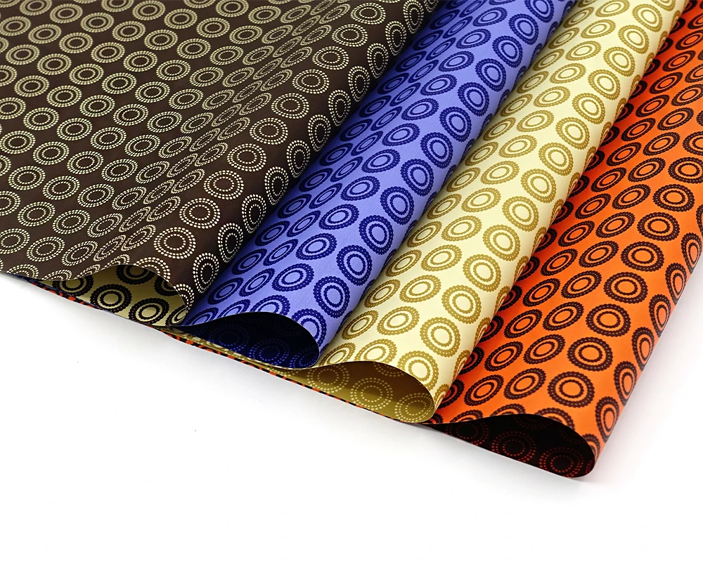 Перламутровая Двусторонняя цветная Геометрическая узорная оберточная бумага