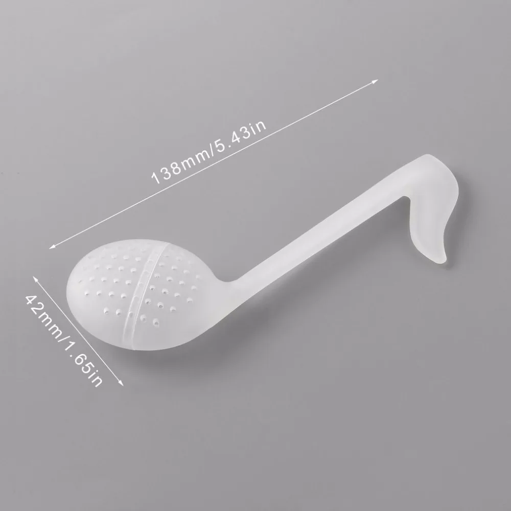 2 шт. Чайная ложка Infuser Фильтр креативная Музыка Примечание Мода удобство чайная с