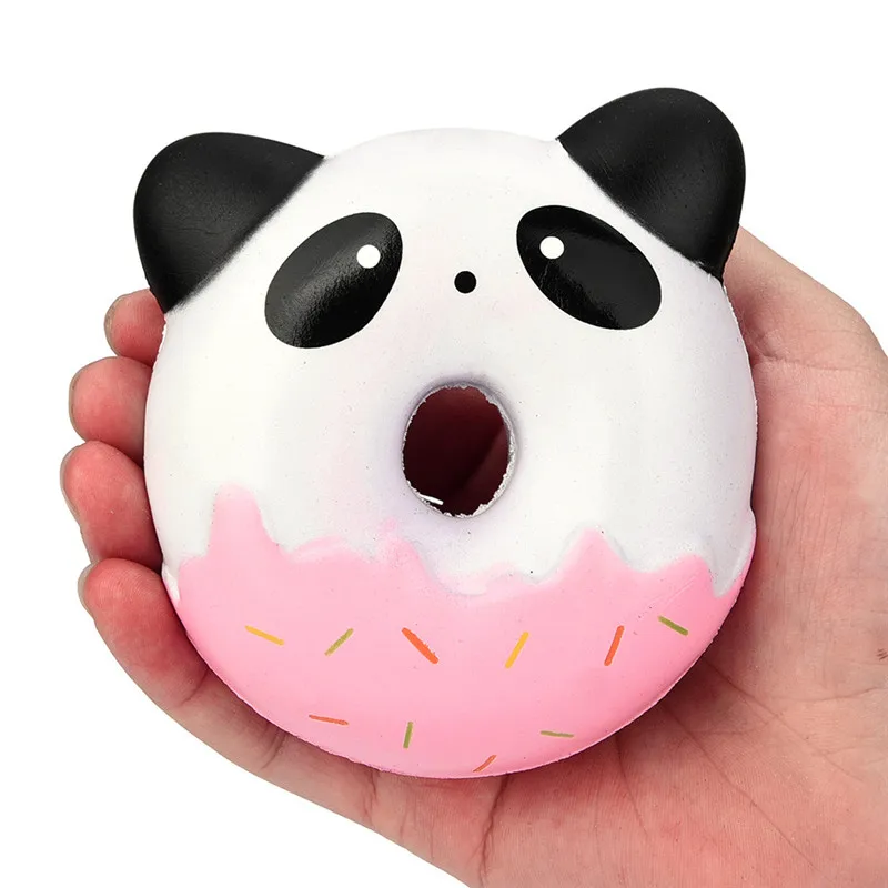 Squishies Милая панда пончики Kawaii крем ароматизированный медленно поднимающийся
