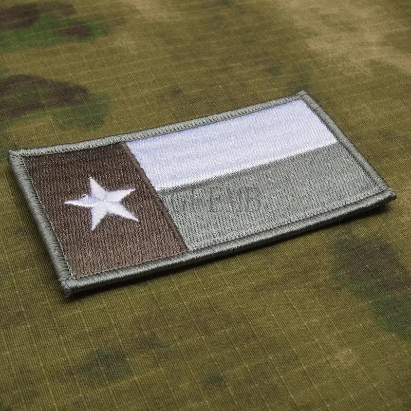 Серый флаг Техаса уплотнение команды операции красные крылья одинокий выживший