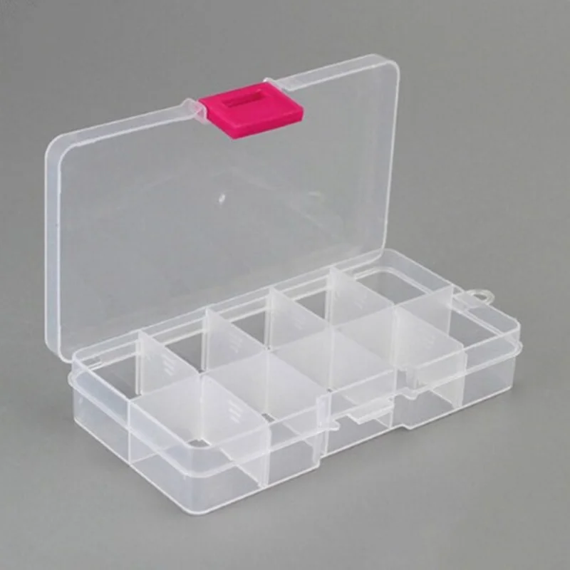 MIRUI 10 слотов plasticdesk Клип держатель, цвет случайный Для Хранения Чехол Органайзер съемный коробка для хранения сережек