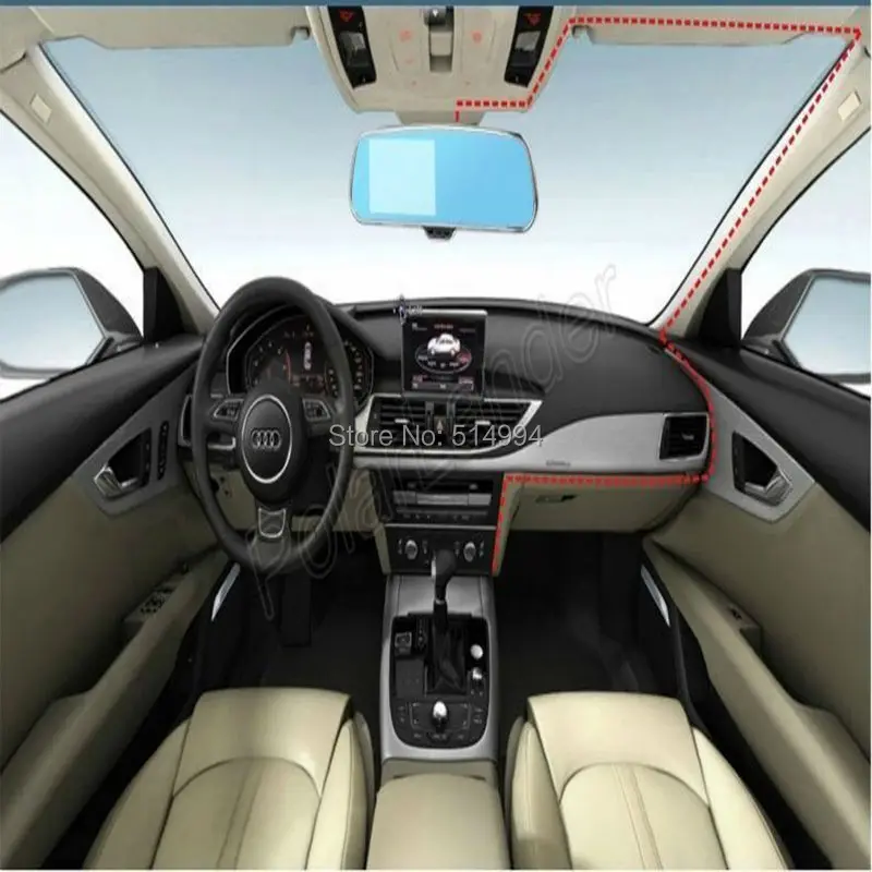 

2015 HOT Car DVR Support WDR/HDR&Parking View Mirror Cam 5.0 inch TFT LCD Full HD1080P Car DVR Recorder