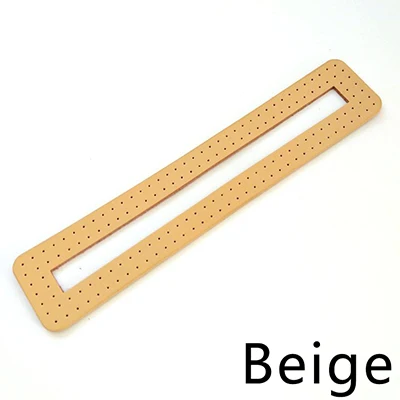 Beige Meetee 10/20 штук 17,5/22,5 см из натуральной кожи с застежкой-молнией Внешняя рамка декоративная сумочка пряжки ювелирные изделия DIY ручной аксессуары кожи ремесла - Цвет: Beige
