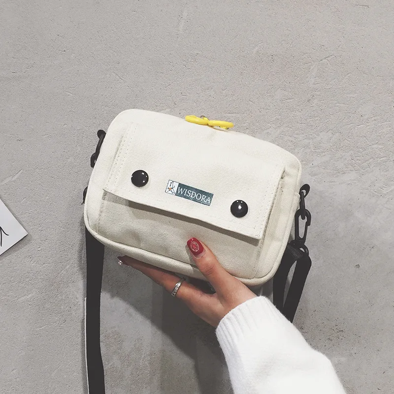 Новинка 2019 индивидуальная Холщовая Сумка Япония и Южная Корея сумка через плечо