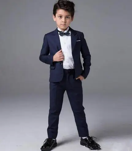 2019 индивидуальный пошив темно-синяя официальная одежда для жениха Свадебные