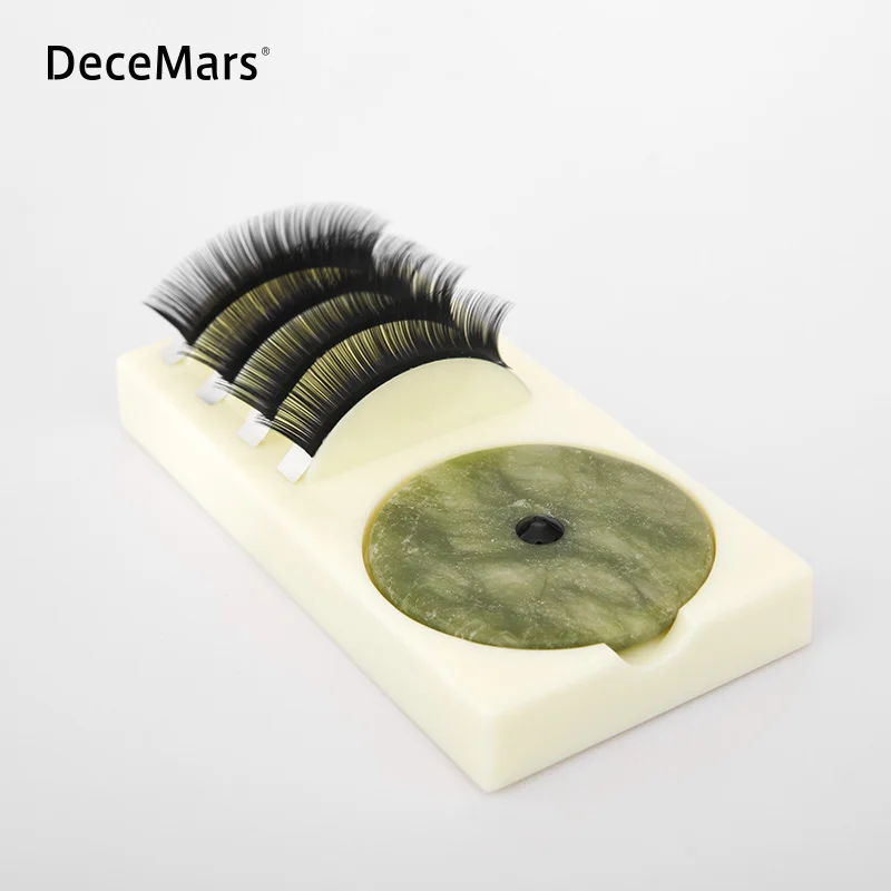 DeceMars пластиковая платформа для увеличения объема ресниц держатель ресницы и клей держатель макияж инструменты для наращивания ресниц