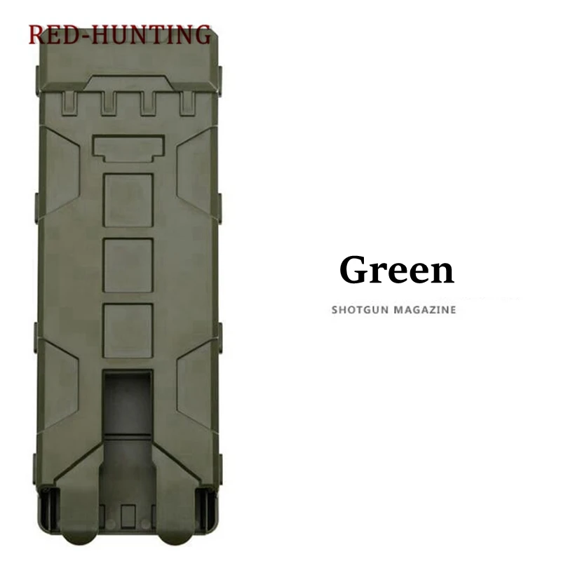 Airsoft Hunting Pistol Gun Accessories 10 Rounds 12 Gauge Sh0tgun Shell Model Fast Loading Clip Holder Box | Спорт и развлечения