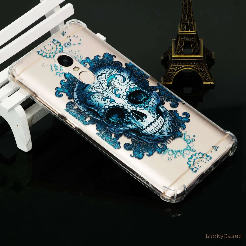 Защитная крышка Мягкие силиконовые ТПУ анти-капля смартфон Чехол для Xiaomi Redmi NOTE4
