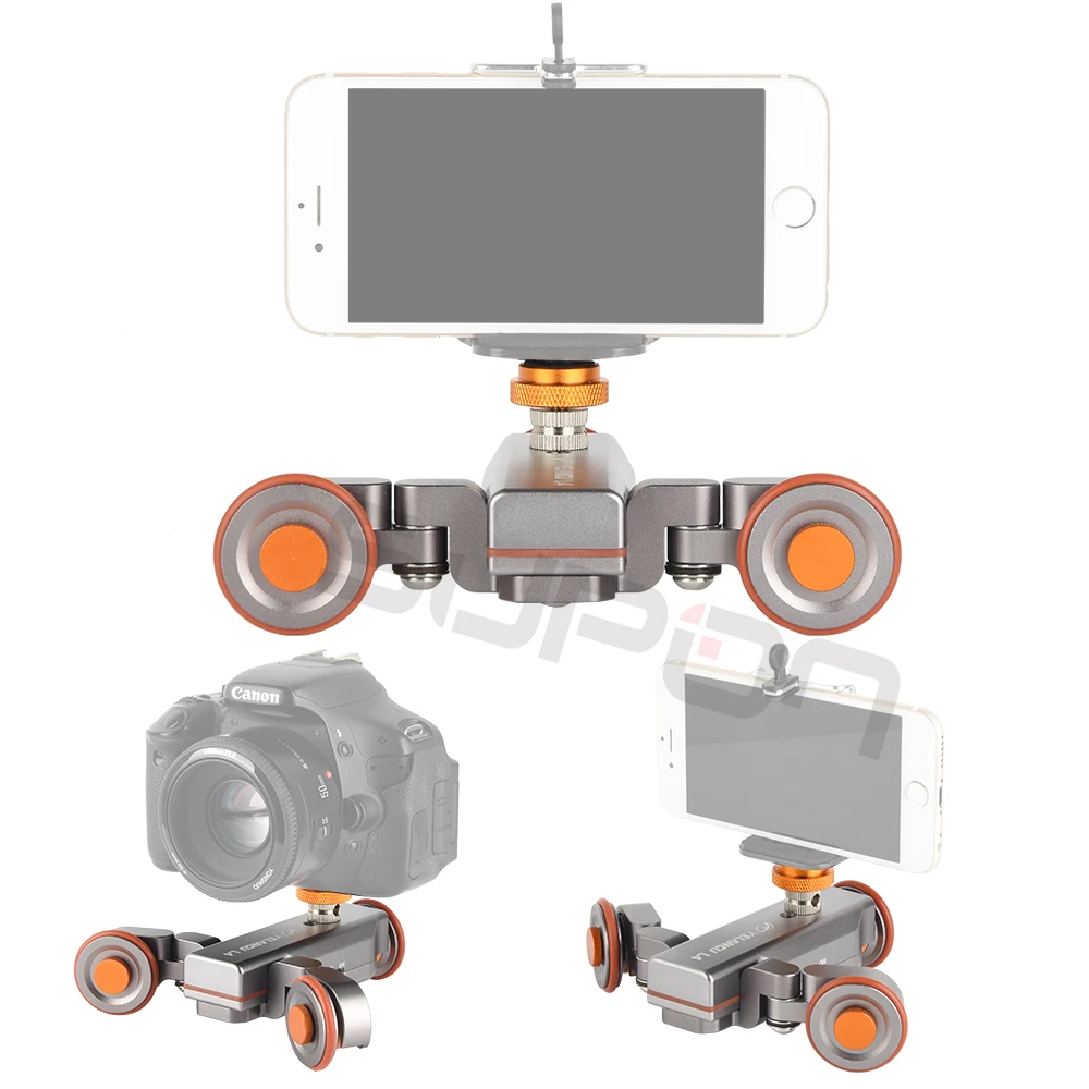 SUPON L4 трек слайдер Электрический Autodolly 3 колеса шкива автомобиль железнодорожных