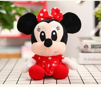 G Disney Stuffed Animals Plush Mickey Mouse Minnie Winnie the Pooh Doll Lilo and Stitch Piglet Keychain Birthday Gift Kid Girl Toy - Цвет: G
