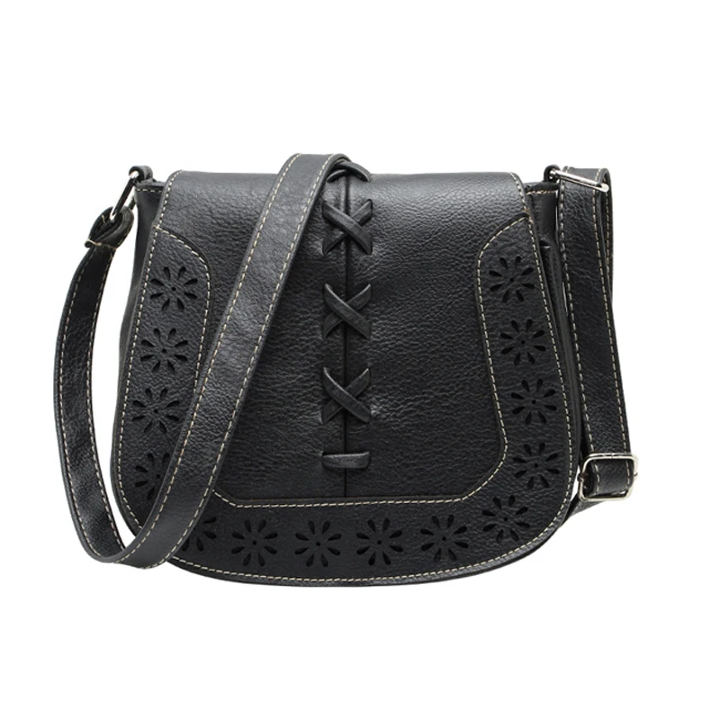 2018 г. модная женская обувь с полым каблуком Crossbody сумки Для женщин кожа сумка