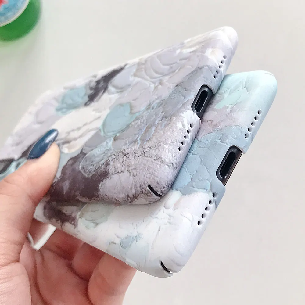 KISSCASE Fashion Dyed PC Phone Case For Xiaomi 8 9 SE 5 6 Luminous Cases Redmi 6A Pro 7 Go Hard Back Cover Funda |