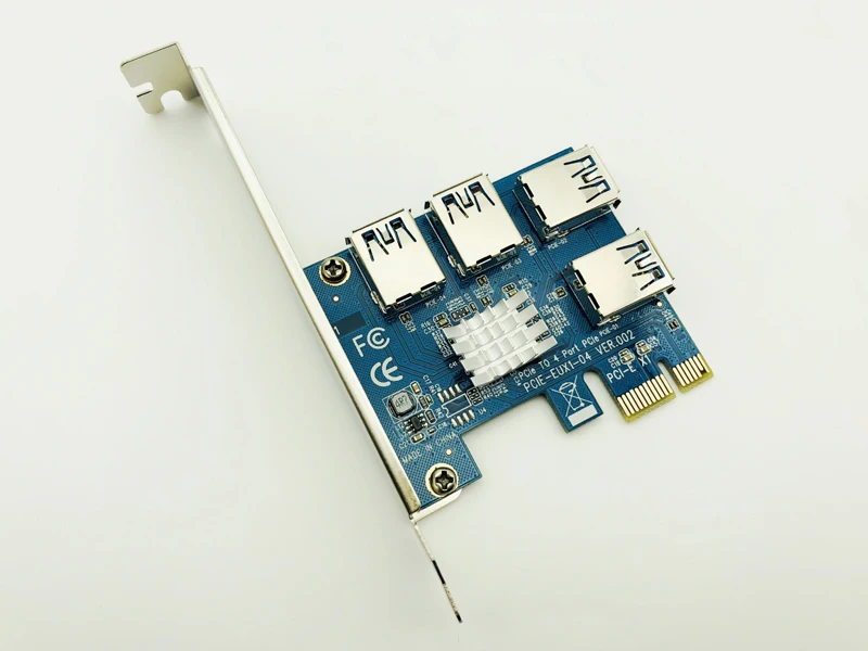 5 шт. Райзер карта PCIe PCI Express 16X 1 4 шт.|Компьютерные кабели и разъемы| |