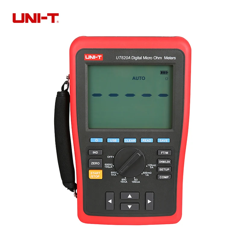 UNI T UT620A Высокая точность 0.25% Kelvin четыре провода низкое сопротивление & измеритель
