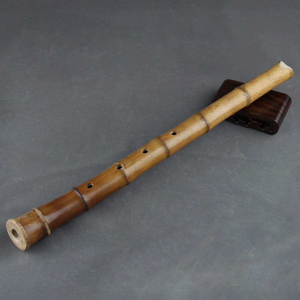 5 отверстий бамбуковая флейта Shakuhachi с корнем D ключ деревянный музыкальный