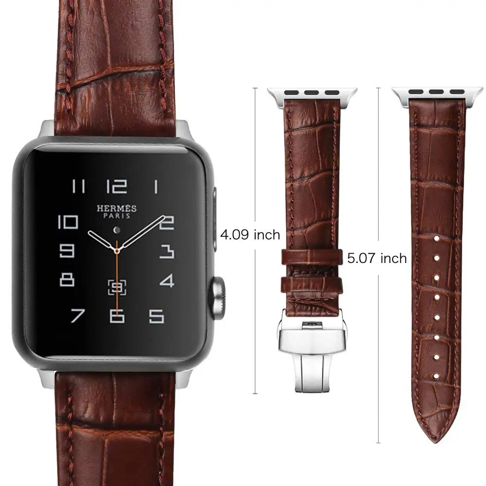 TORQUILA кожаный ремешок для наручных часов Apple Watch Series 4/3/2/1 44 мм/40 мм часы с ремешком