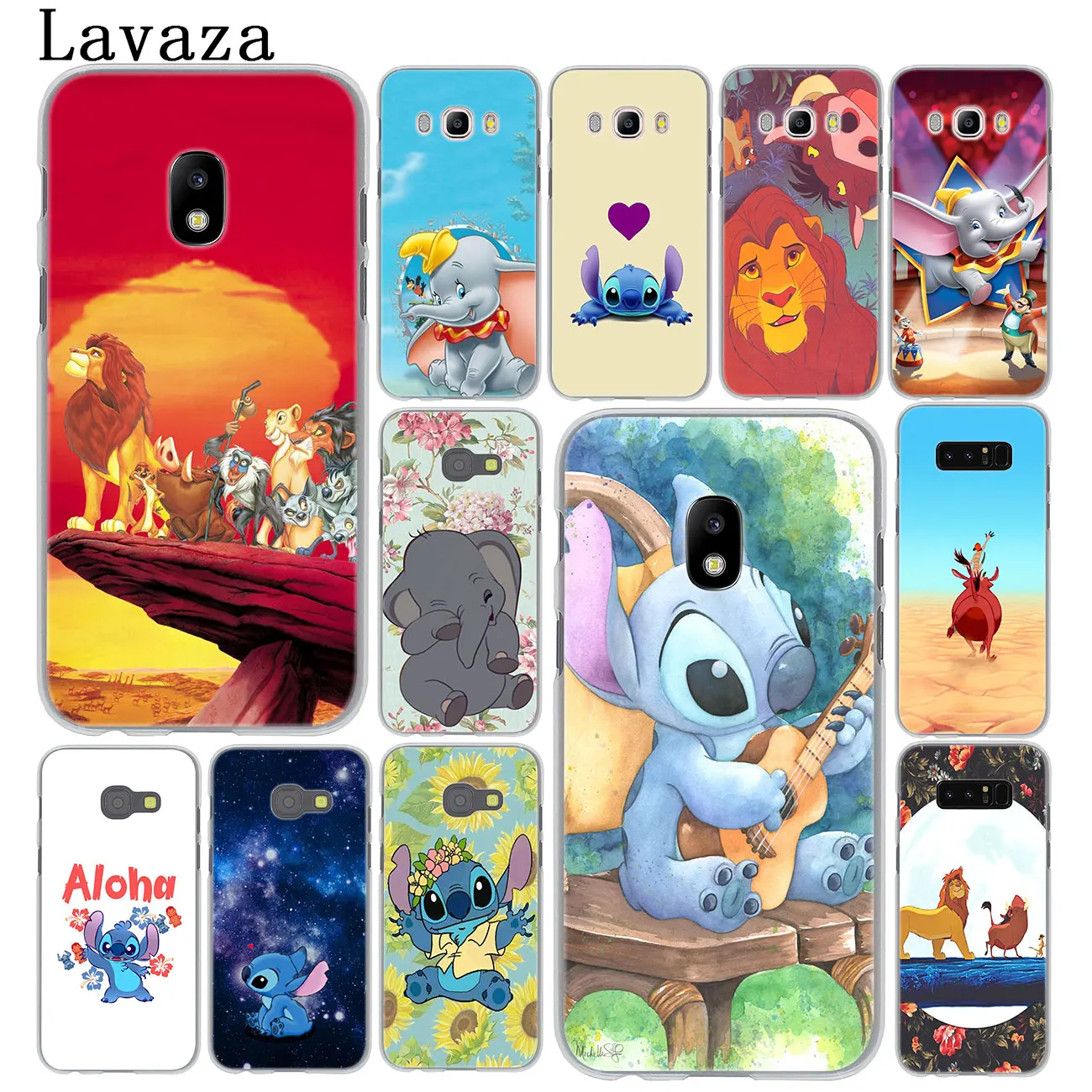 Чехол для телефона Lavaza Lilo Stitch The lion king Dumbo Samsung Galaxy J8 J7 Duo J6 J5 J4 Plus 2018 2017 2016 J2 J3 Prime