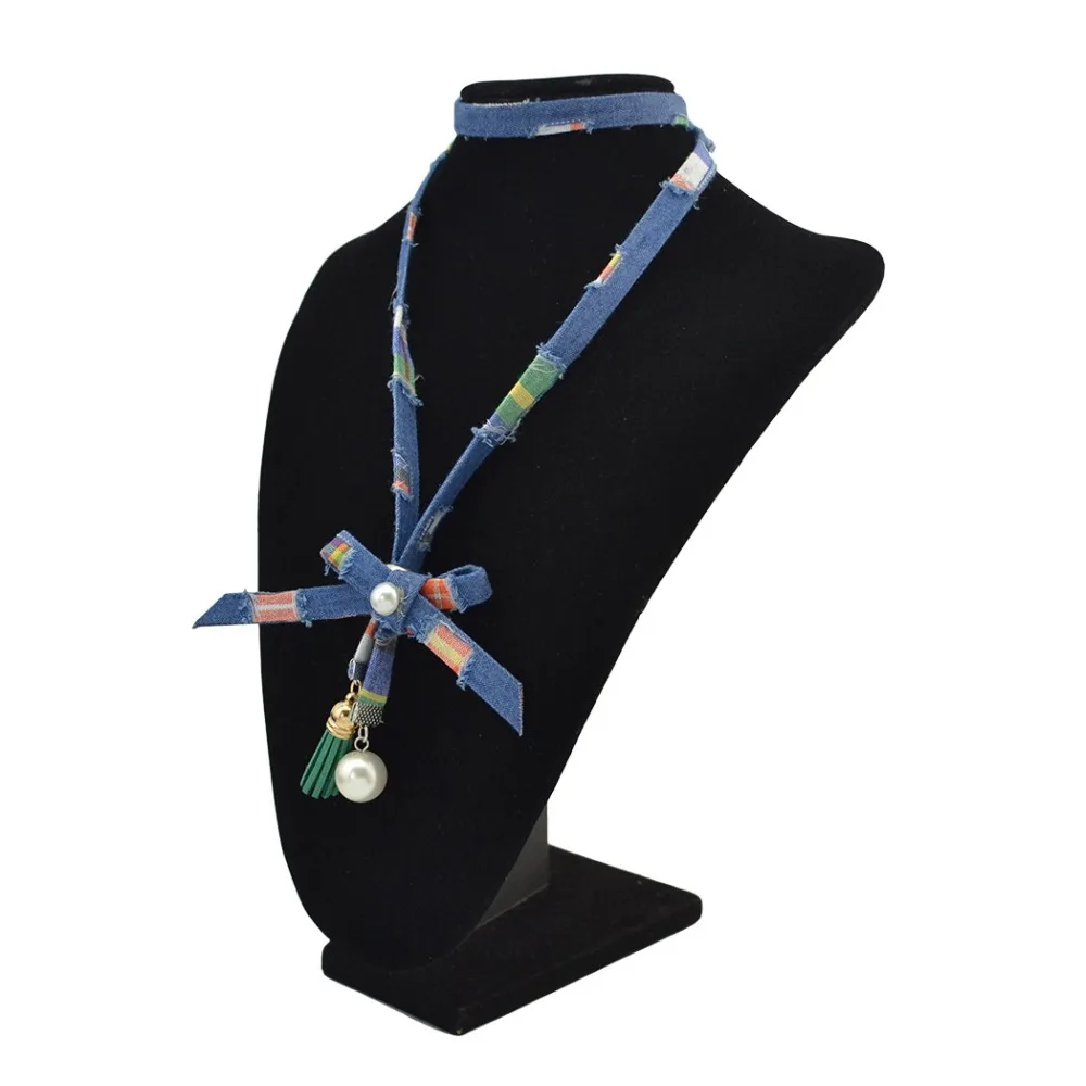 Elegant Boho Gypsy Green Red Tassel Pearl Beads Choker Necklace &amp Earring Jewelry Sets Women Cocktail Party Birthday Gift | Украшения и