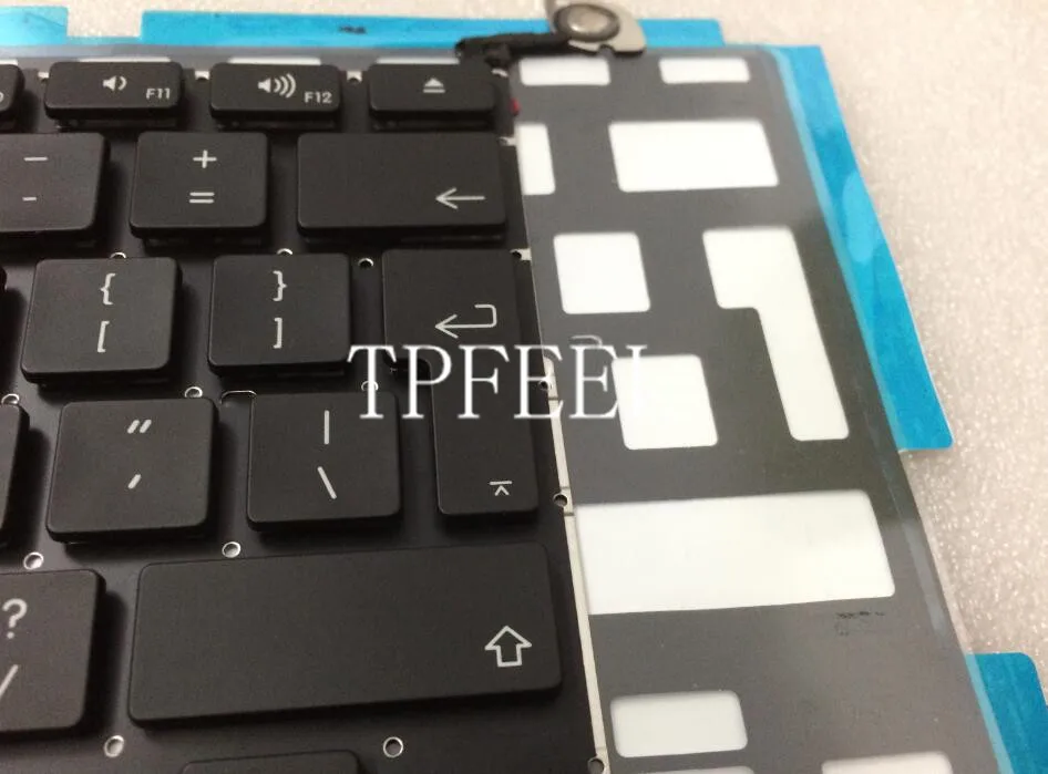 TPFEEL новая клавиатура с британской раскладкой подсветкой для Macbook Pro A1278