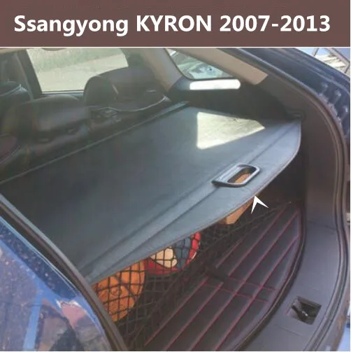 

Car Rear Trunk Security Shield Cargo Screen Shield shade Cover For Ssangyong KYRON 2007 2008 2009 2010 2011 2012 2013