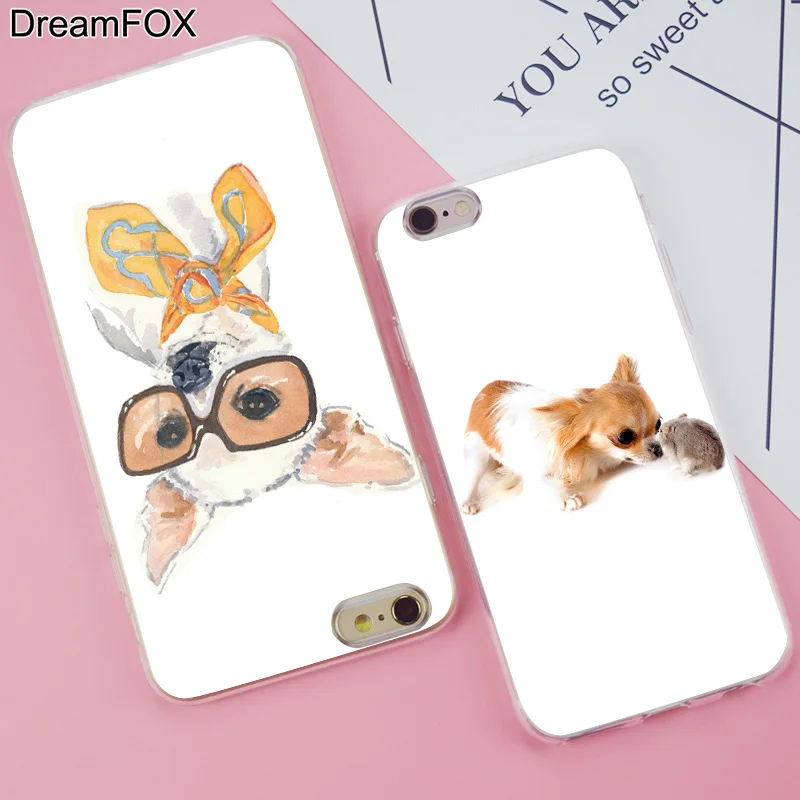 DREAMFOX K056 Danger Чихуахуа Мягкий ТПУ силиконовый чехол для Apple iPhone 11 Pro X XR XS Max 8 7 6 6S Plus 5 5S