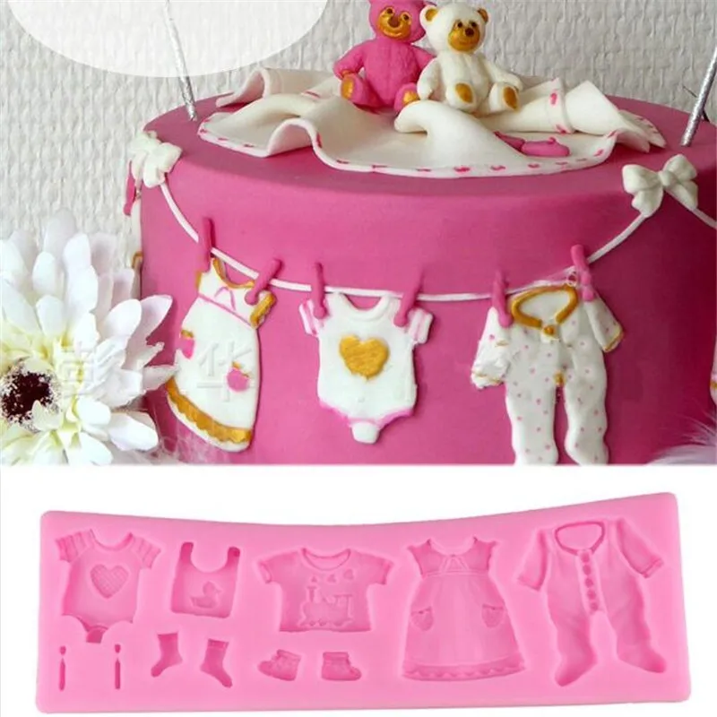 DIY 1 шт. форма для детской одежды силиконовая торта кремовые шоколадные формы