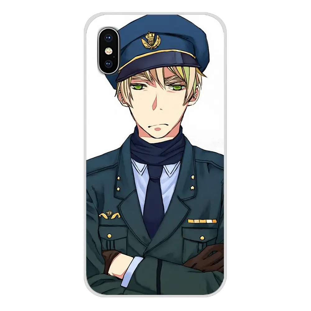 Аксессуары чехлы для телефонов Hetalia Apple iPhone X XR XS MAX 4 4S 5 5S 5C SE 6 6S 7 8 Plus ipod touch