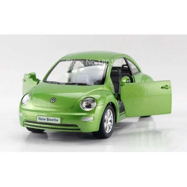 Для детей KINSMART Volkswagen New Beetle модель автомобиля 1:24 kt7003 7 дюймов Diecast металлического
