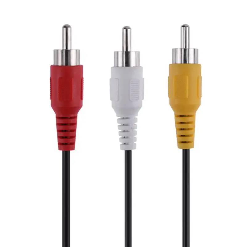 ALLOYSEED 25 см 3 RCA штекер на 6 гнездо Аудио Видео av-кабель адаптер Jack сплиттер