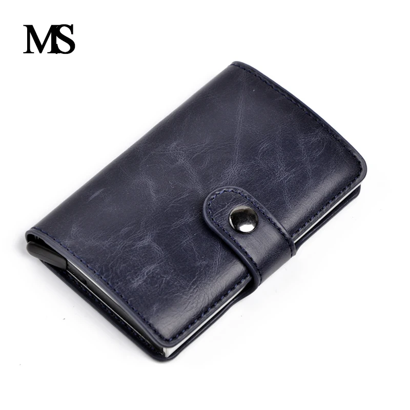 Держатель для кредитных карт визитница мужчин и женщин RFID металлический