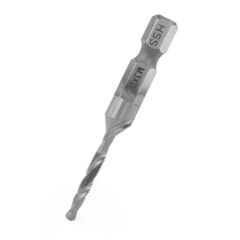 M3-M10 сверло с шестигранным хвостовиком, титановое покрытие, HSS, ручная резьба, метрический композитный кран, сверло, ручной кран, сверла