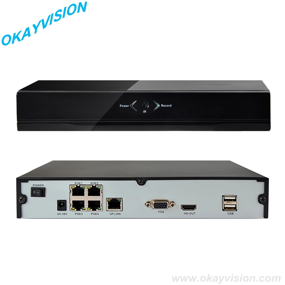 P2P 4ch PoE NVR производитель реального Запись времени Поддержка ONVIF NVR|nvr 4ch|nvr p2pnvr poe |