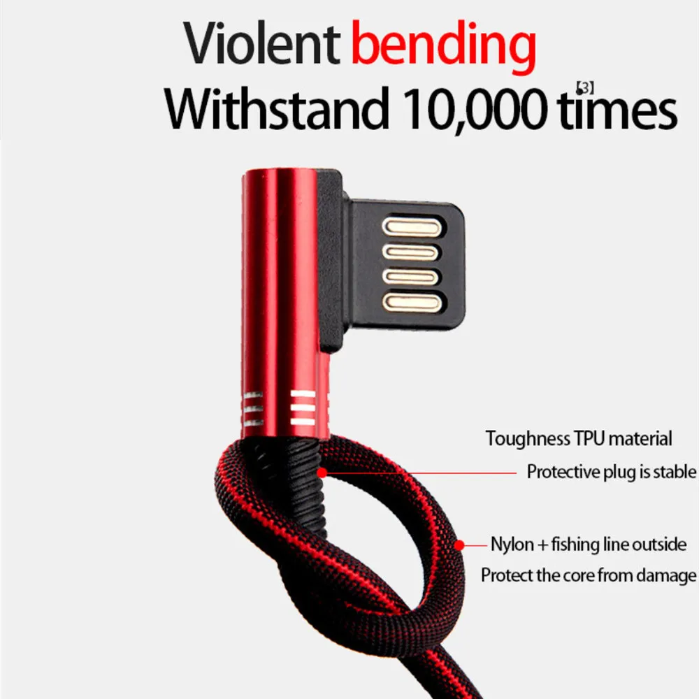 10 шт. двусторонний кабель Micro USB Type C для Redmi Apple зарядное устройство с двумя