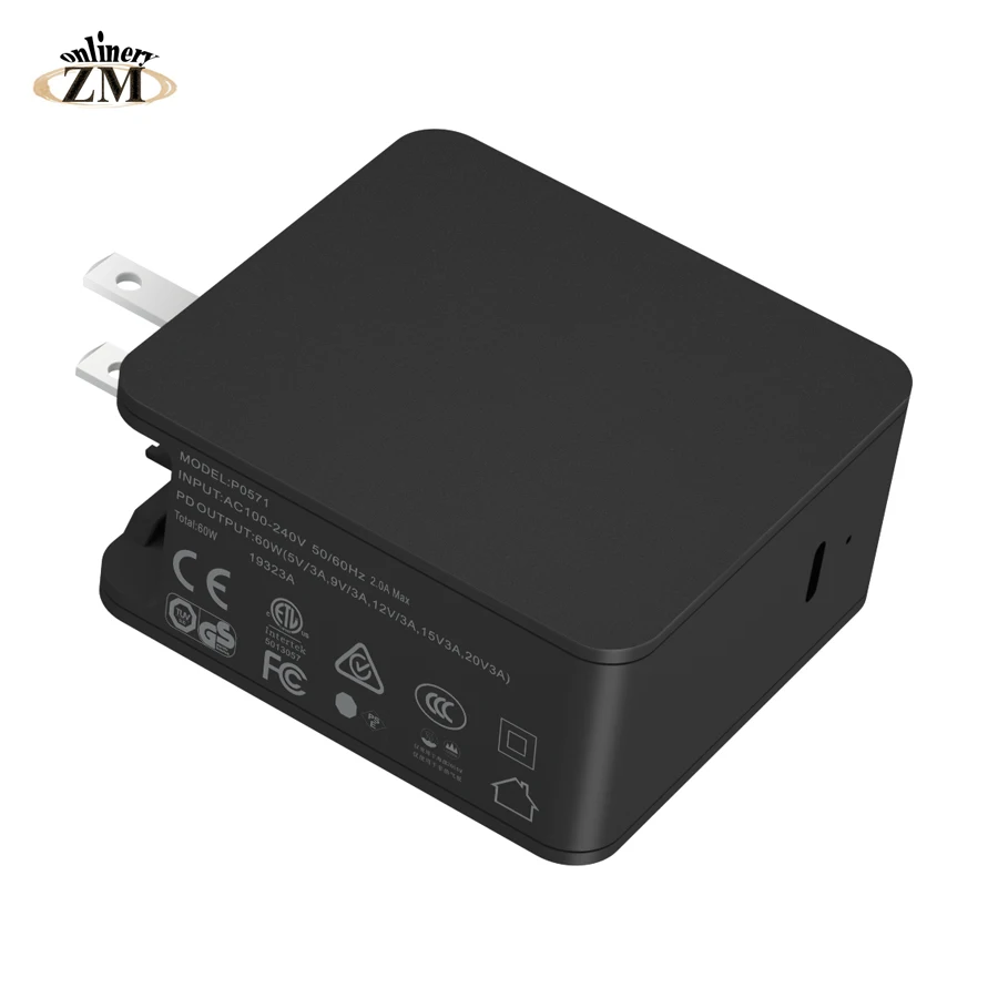 PD 60W Type C зарядное устройство Быстрая доставка настенное для нового Macbook Pro 12