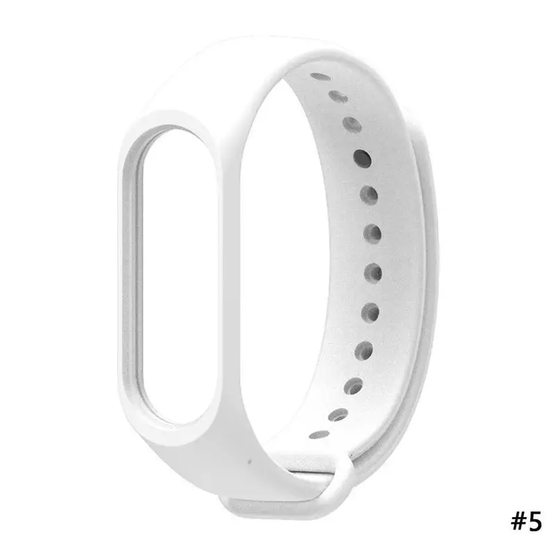white Для Xiaomi mi Band 3 Аксессуары mi band 3 браслет для Xiaomi mi Band 3 спортивный ремешок часы силиконовый ремешок на запястье - Цвет: white