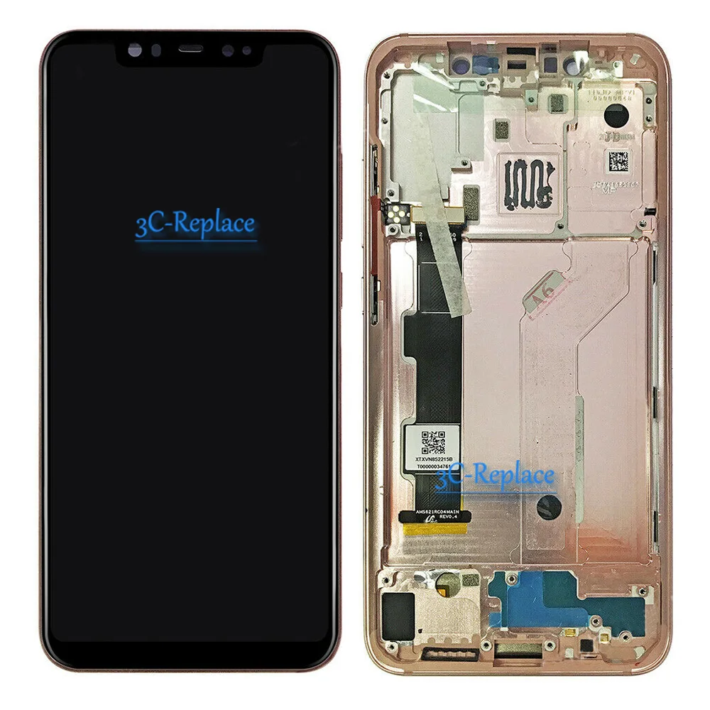 Оригинальный ЖК-дисплей Supor Amoled / OLED 6 2 дюйма для Xiaomi Mi 8 MI8 дигитайзер сенсорный