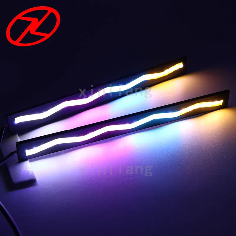 2 шт. 12В COB LED DRL Автомобильные дневные ходовые огни водонепроницаемые