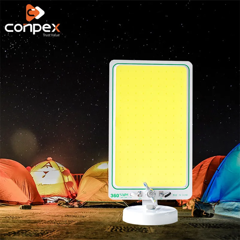 

Portable Outdoor LED Camping Light Work lamp Lighting searchlight lampara recargable 12V LED Tent Lamp magnetic base