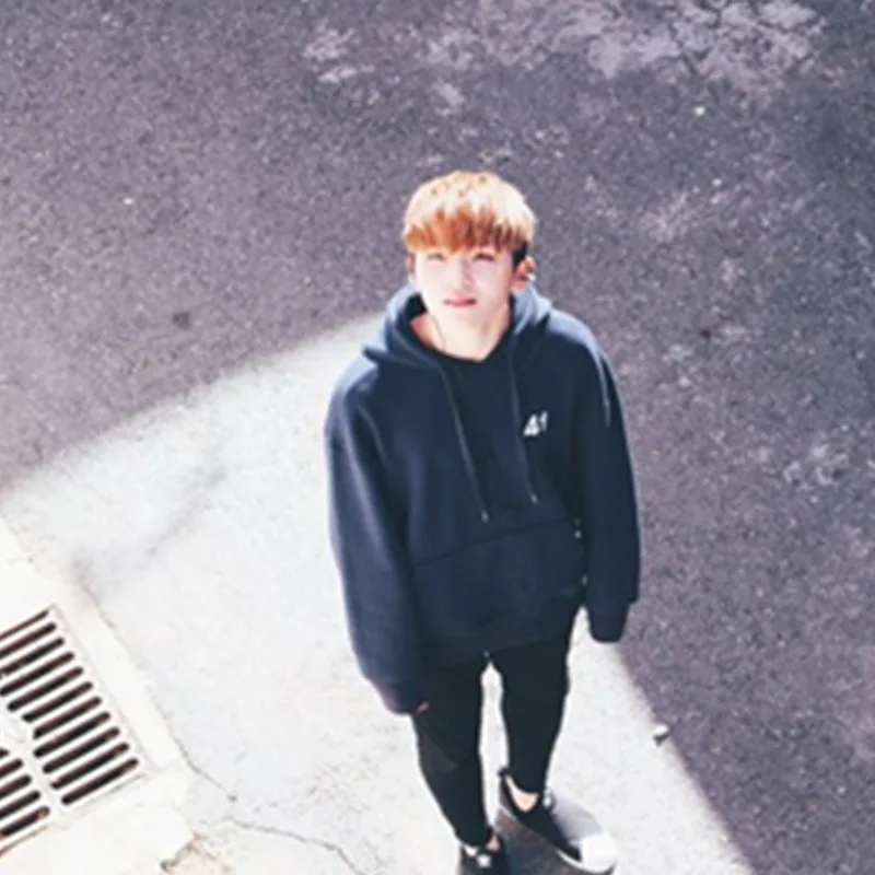 KPOP 17 woozi черные толстовки с капюшоном Harajuku уличная мода Свитшот унисекс повседневные толстовки Женская/мужская одежда