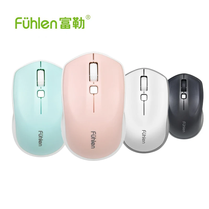 Беспроводная мышь Fuhlen M80 1600 dpi, бесшумная мышка компьютерная USB офисная мышь
