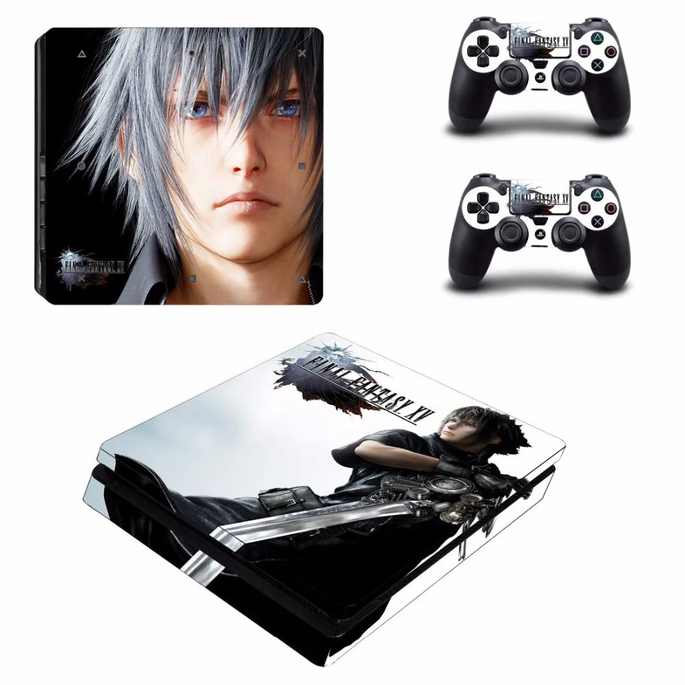 Final Fantasy XV PS4 тонкая кожа Стикеры Виниловая наклейка для Playstation 4 тонкий и 2
