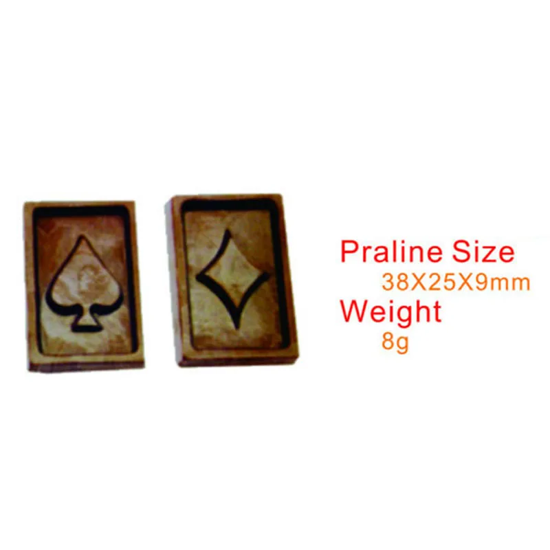 3D покерная форма для шоколада домашняя выпечки из поликарбоната шоколадная